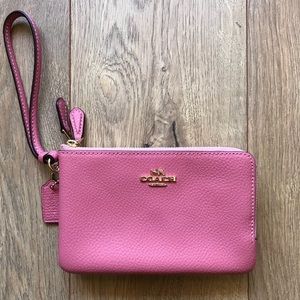 Coach Double Zip Wristlet
